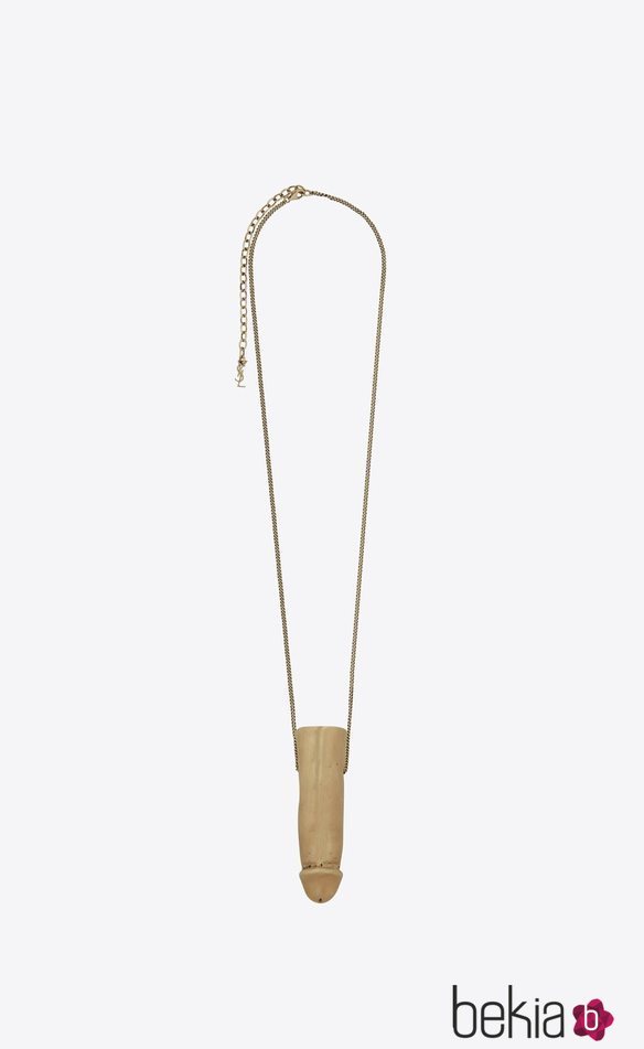 Collar con forma de pene de Yves Saint Laurent