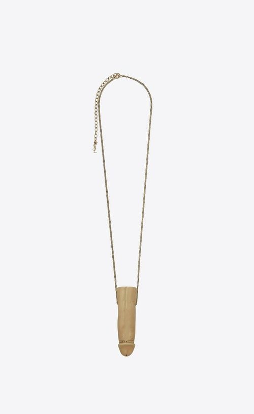 Collar con forma de pene de Yves Saint Laurent
