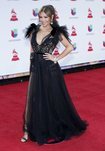 Thalía posa con un vestido vaporoso en los Grammy Latinos 2018