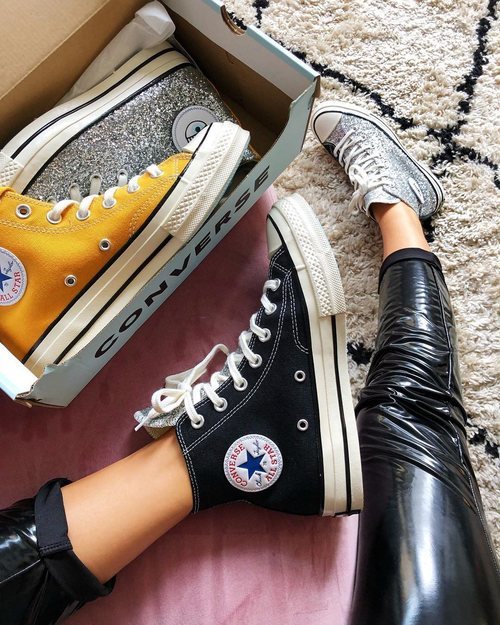 Conjunto de zapatillas de la colección cápsula de Converse x Chiara Ferragni