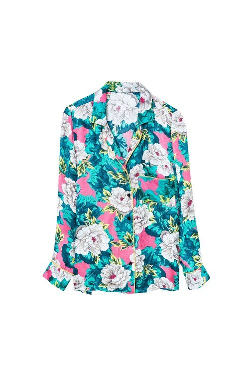 Camisa con estampado de flores de Sfera