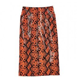 Falda de tubo con estampado de serpiente de Sfera