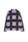 Jersey lila con cuadros de Sfera
