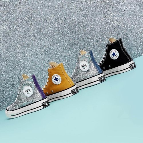 Cuatro modelos de la colección cápsula de Converse x Chiara Ferragni