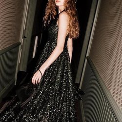Vestido negro de lentejuelas de la colección 'Zara Night Fever'