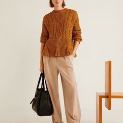 Jersey marron de la nueva colección de Mango otoño/invierno 2018/2019