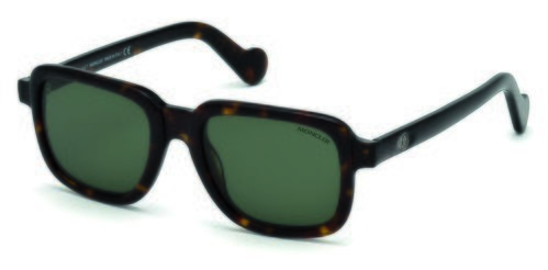 Gafas de sol marrones con estampados de Marcolin Moncler otoño/invierno 2018