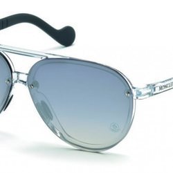 Gafas de sol semitransparentes de Marcolin Moncler otoño/invierno 2018