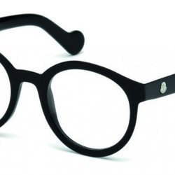 Gafas redondas negras de Marcolin Moncler otoño/invierno 2018