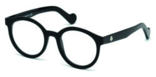 Gafas redondas negras de Marcolin Moncler otoño/invierno 2018