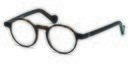 Gafas redondas de estampado marrón de Marcolin Moncler otoño/invierno 2018