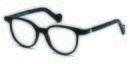 Gafas cuadradas clásicas negras de Marcolin Moncler otoño/invierno 2018