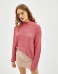 Jersey rosa de punto de Bershka 2018