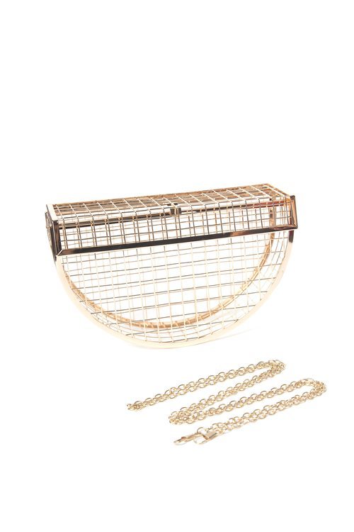 Bolso 'Jaula dorado' de la colección Navidad 2018 de Poète