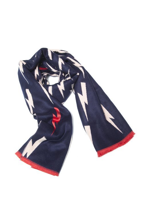 Bufanda 'Rayo negro' de la colección Navidad 2018 de Poète