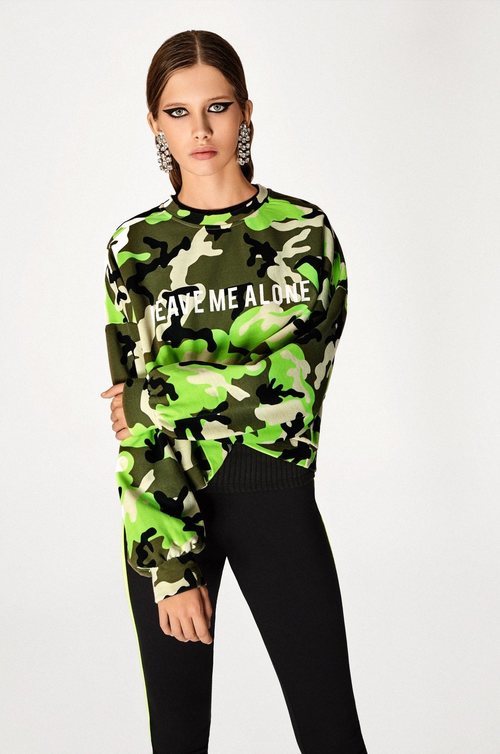 Sudadera de camuflaje de la colección otoño/invierno 2018/2019 de Lefties