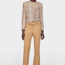 Modelo camisa de cuadros nueva colección Zara 2018