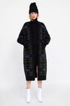 Abrigo estampado de cuadros de la colección de Zara 2018