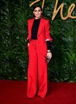 Olivia Palermo luce un traje de Victoria Beckham en los British Fashion Awards 2018
