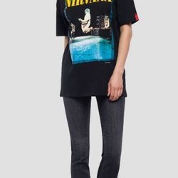 Camiseta oversize de Nirvana de la colección cápsula de Replay 2018