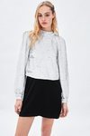 Cuerpo plateado de la colección otoño/invierno 2018/2019 de Zara