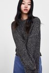 Jersey con lentejuelas de la colección otoño/invierno 2018/2019 de Zara