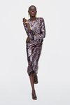 Vestido multicolor de la colección otoño/invierno 2018/2019 de Zara