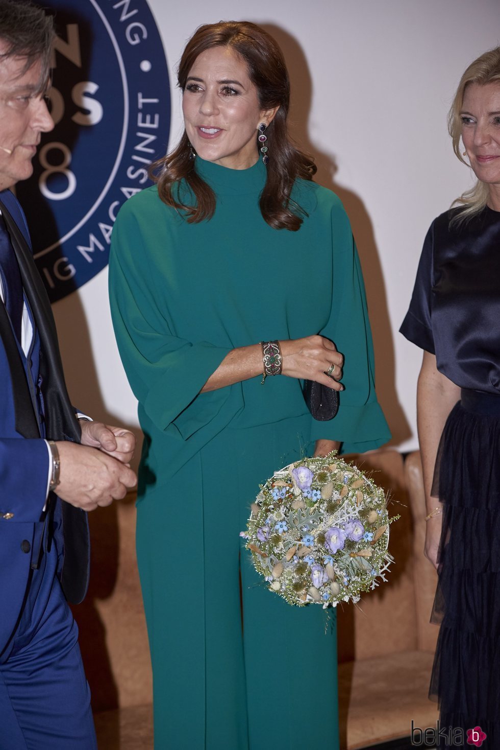 La Princesa Mary de Dinamarca presidiendo un evento de moda en Copenhage