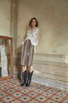 Falda animal print de la colección primavera 2019 de Uterqüe