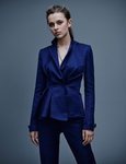 Traje azul añil colección primavera 2019 de Lanvin