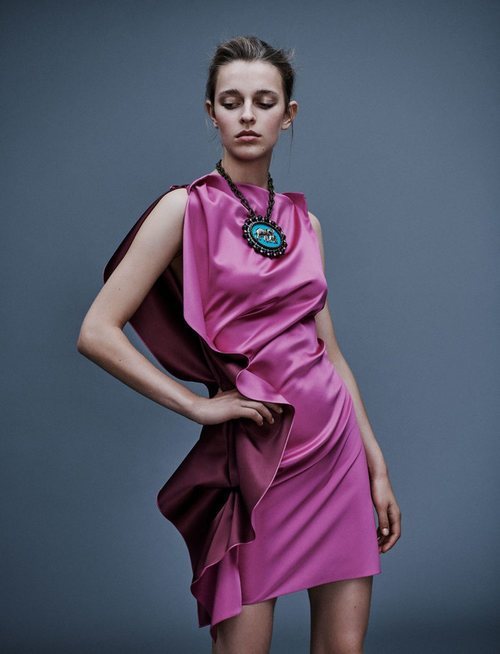 Vestido rosa colección primavera 2019 de Lanvin