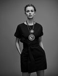 Vestido de manga corta colección primavera 2019 de Lanvin