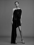 Vestido palabra de honor colección primavera 2019 de Lanvin