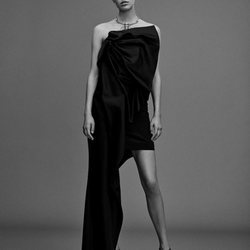 Vestido palabra de honor colección primavera 2019 de Lanvin