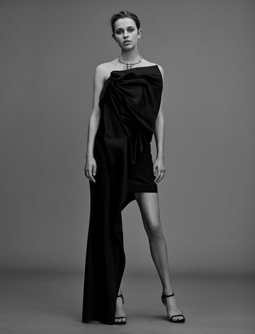 Vestido palabra de honor colección primavera 2019 de Lanvin
