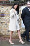 Meghan Markle con un vestido de H&M en un acto oficial en Londres