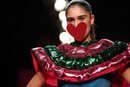 Detalle en forma de corazón de la colección otoño/invierno 2019-2020 de Ágatha Ruiz de la Prada
