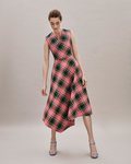 Vestido con estampado de cuadros colección Pre-Fall 2019 de Delpozo