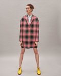 Chaqueta larga de cuadros colección Pre-Fall 2019 Delpozo