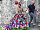 Naomi Campbell en la Dolce Gabbana fashion show