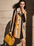 Campaña primavera-verano 2019 Tod´s con Vittoria Ceretti vistiendo chaqueta piel