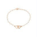 Pulsera dorada con corazones de la colección de San Valentín de Dinh Van 2019