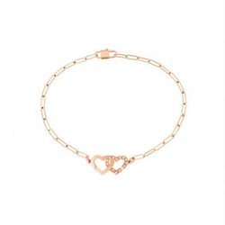 Pulsera dorada con corazones de la colección de San Valentín de Dinh Van 2019