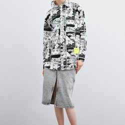Camisa oversize estampada de Ana Müshell para la colección 'Women in Art' de Zara TRF 2019