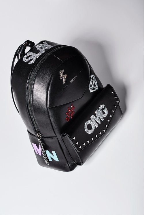Mochila personalizada de la línea 'CHOOxYOU' de Jimmy Choo