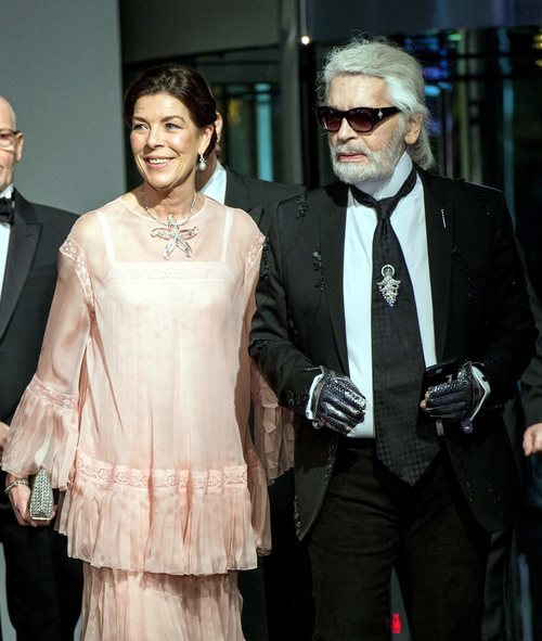 Karl Lagerfeld y la Princesa Carolina de Mónaco