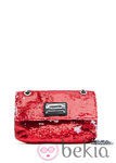 Bolso glitter rojo de Mango