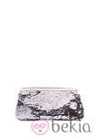 Bolso glitter plata de Mango