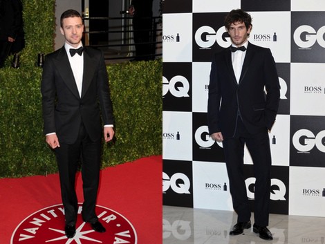 Justin Timberlake con esmoquin