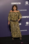 Loles León con vestido estampado de leopardo